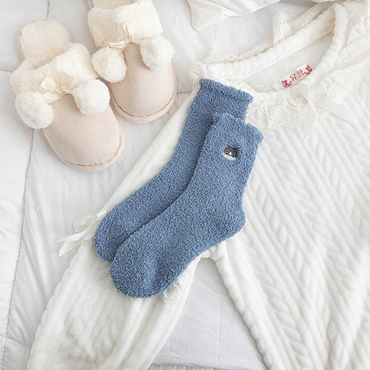 Chaussette pilou chauffante