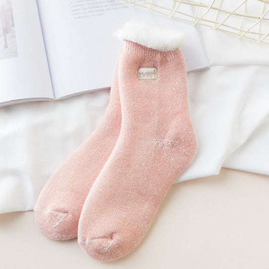 Chaussette montante en pilou pilou