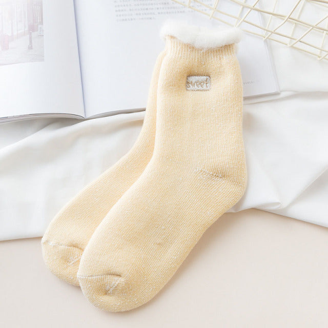 Chaussette pilou pilou pastel