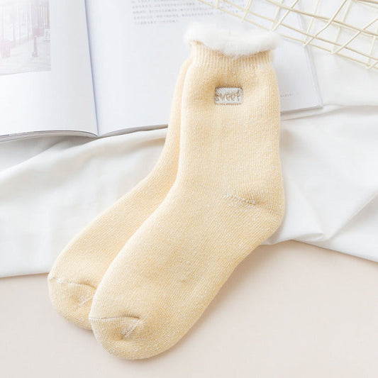 Chaussette pilou pilou pastel