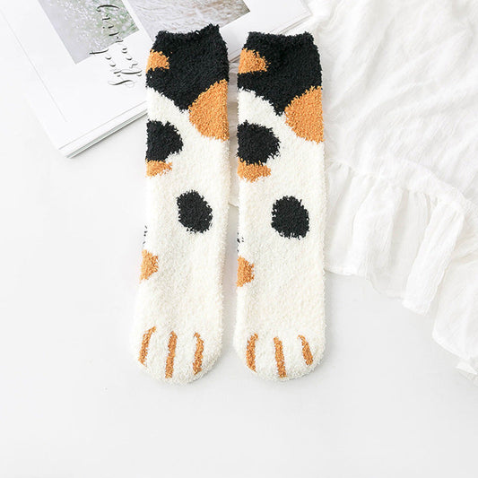 Chaussette pilou pilou chat
