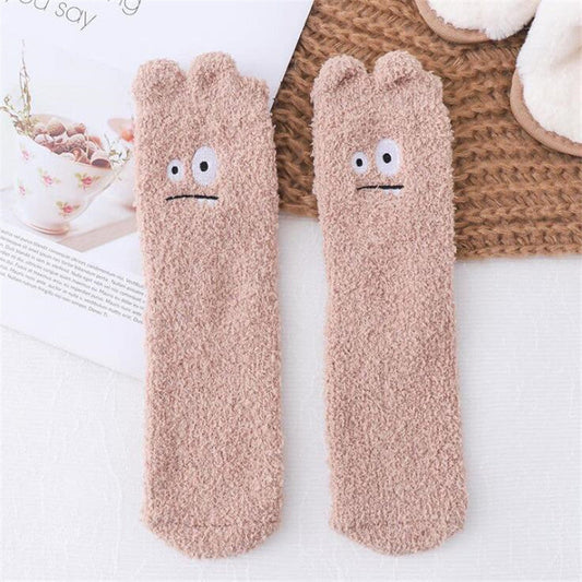 Chaussette duveteuse femme