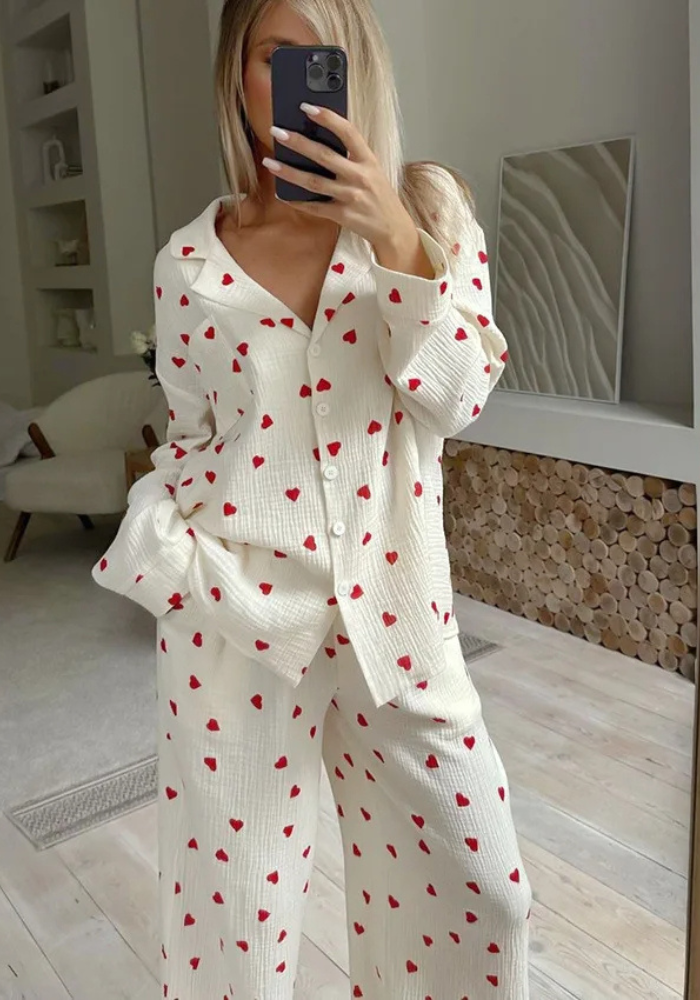 Pyjama Femme Coeur