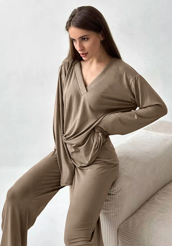 Pyjama Marron Femme