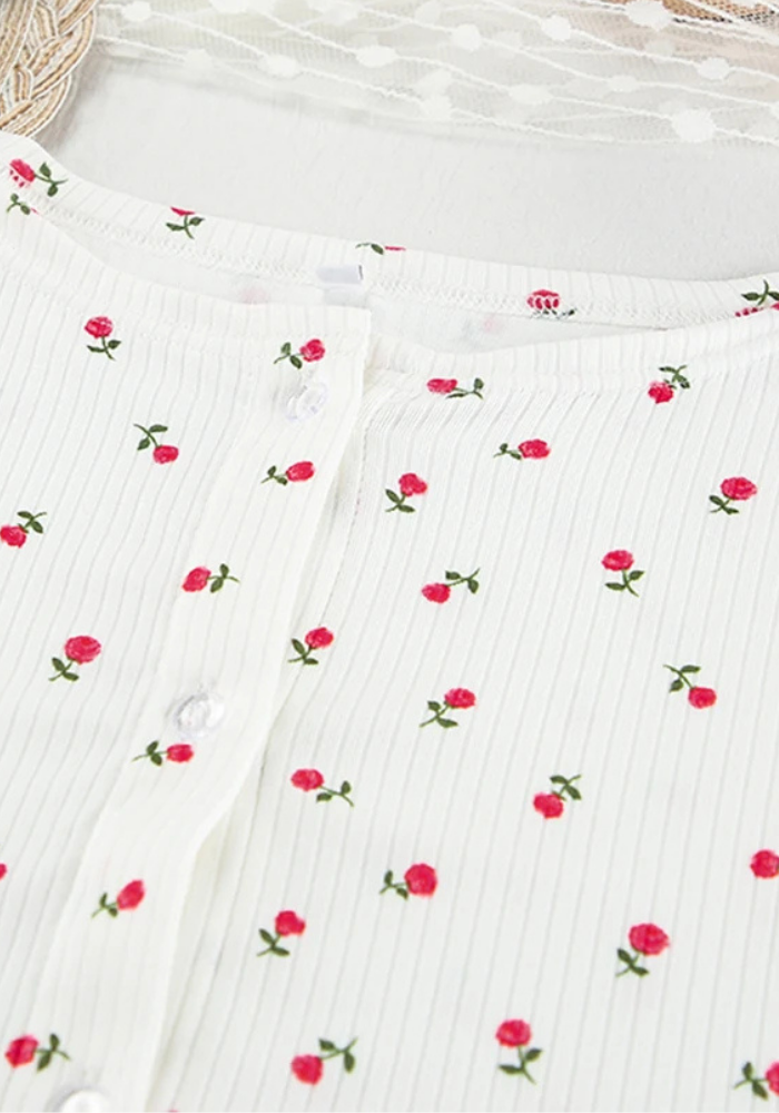 Pyjama Fleurs Femme