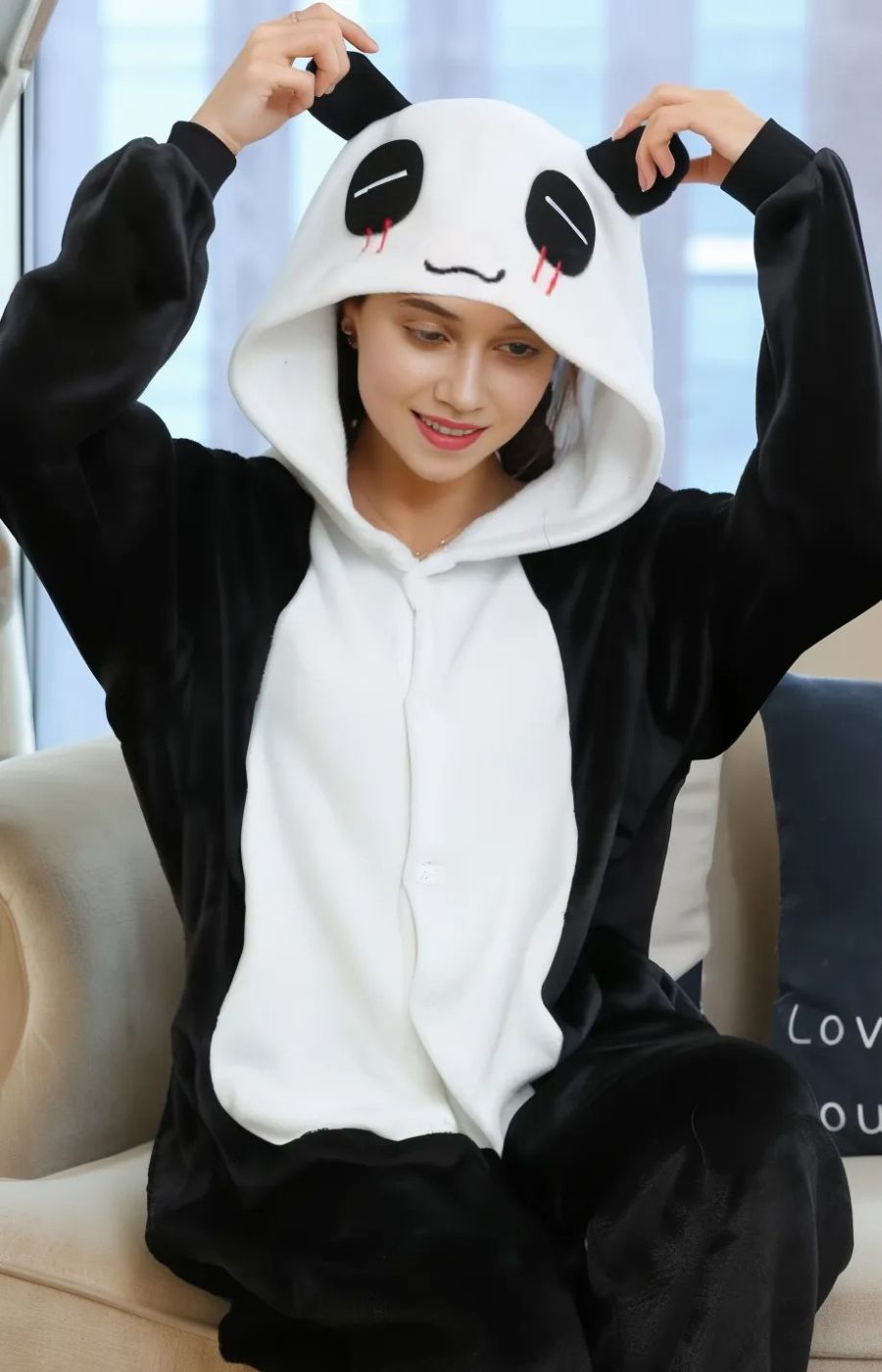 Combinaison Pyjalma Panda pour Femme
