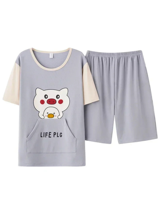 Pyjama Short Homme Mignon