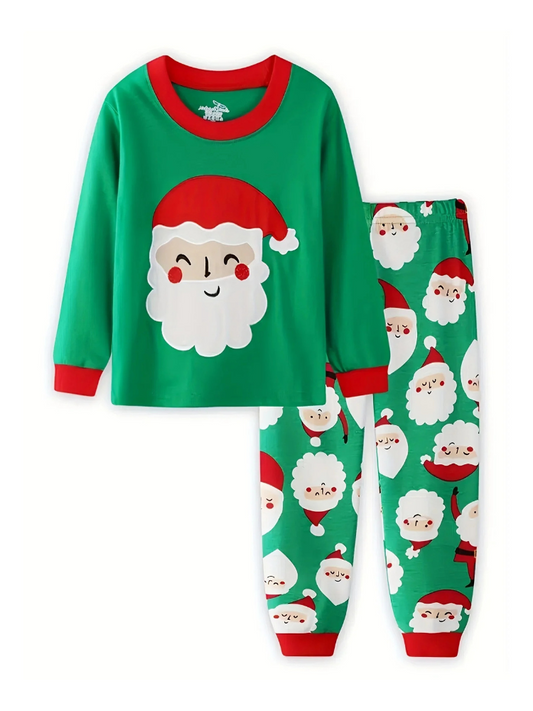 Pyjama de Noël Enfant Vert