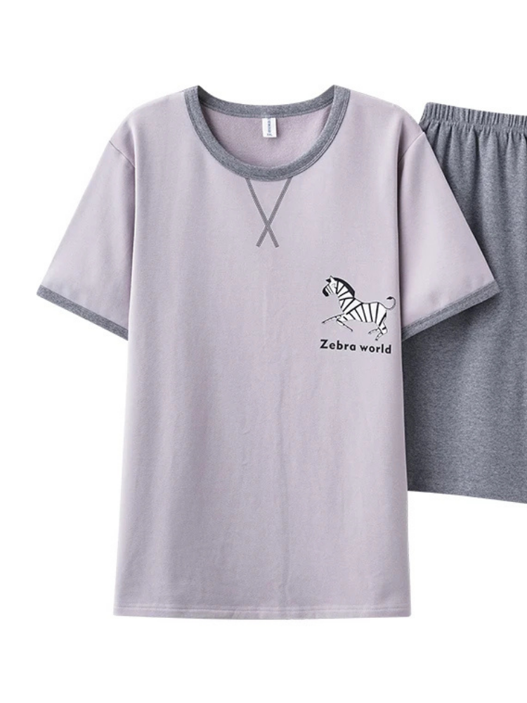 Pyjama Short Homme Zèbre