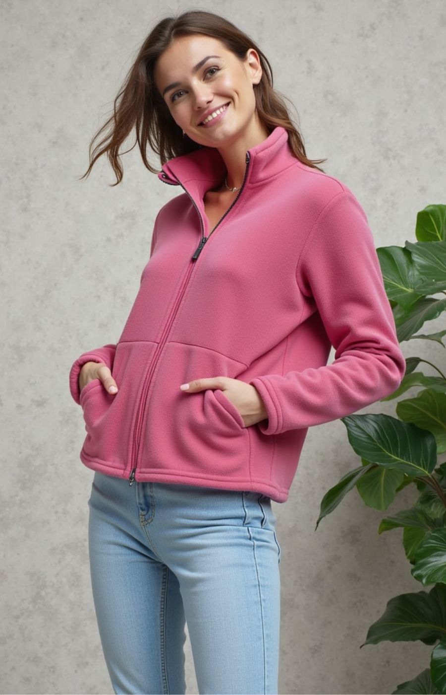 Veste polaire d'intérieur pour femme