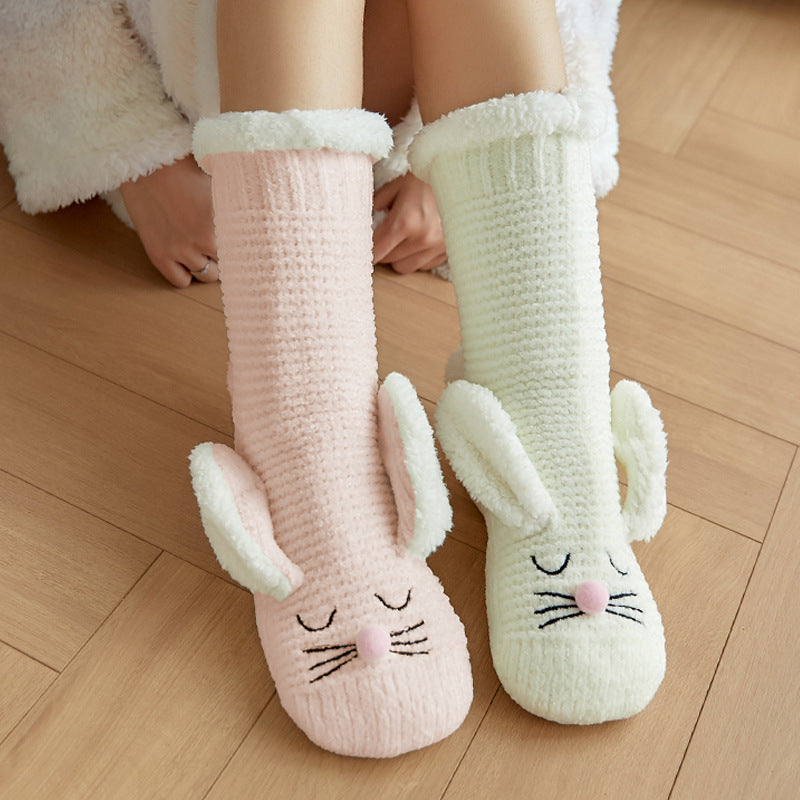Chaussons Chaussettes lapin